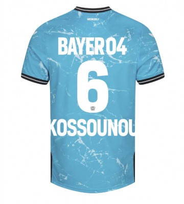 Bayer Leverkusen Odilon Kossounou #6 Tercera Equipación 2023-24 Manga Corta